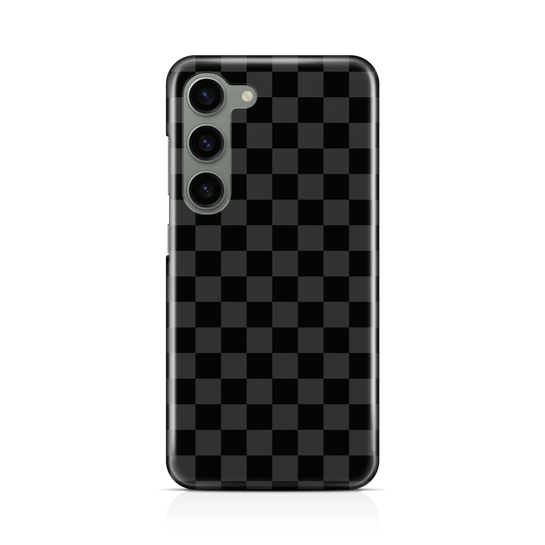 BLACK AND GREY CHECKERS