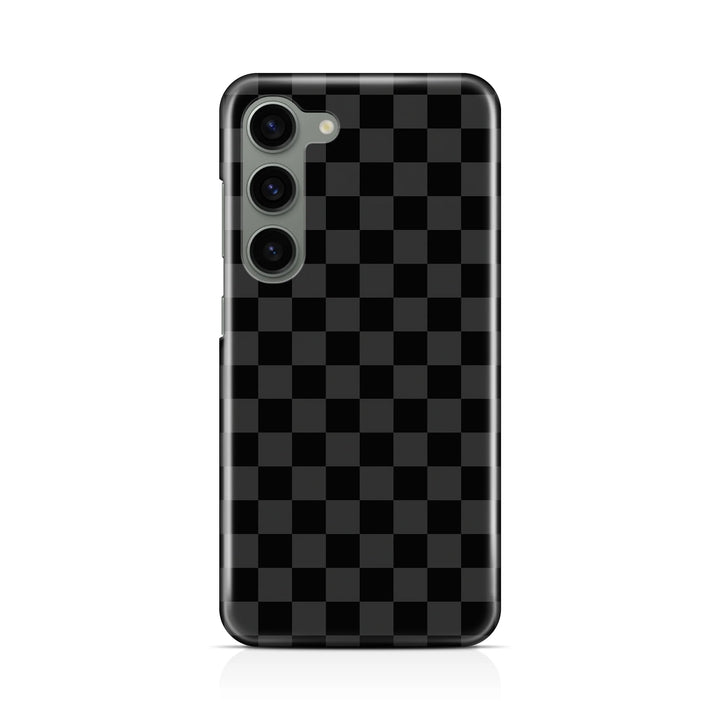 BLACK AND GREY CHECKERS