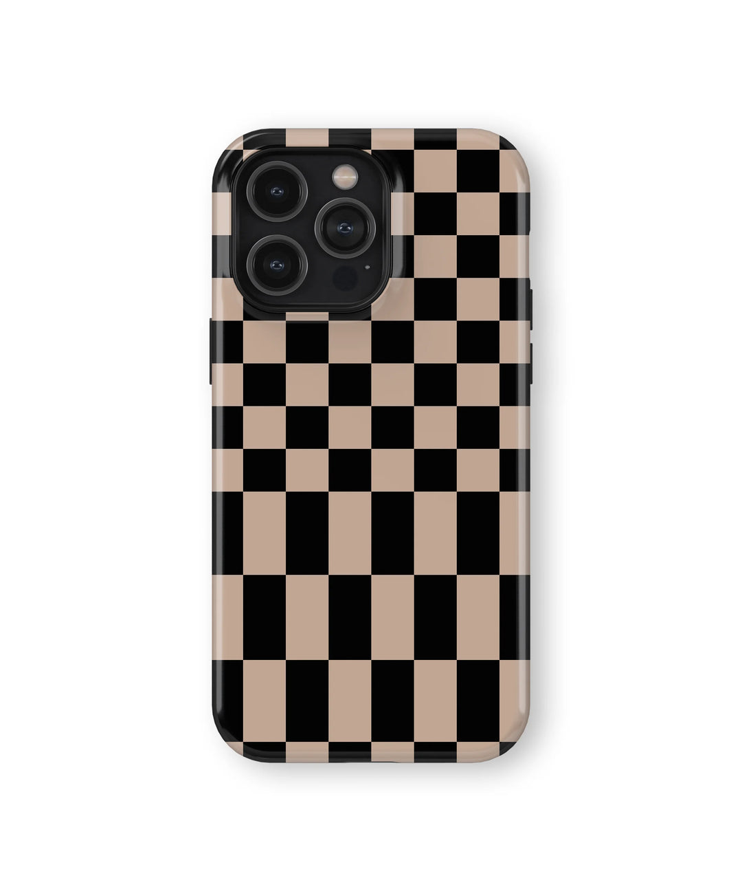 BEIGE AND BLACK CHECKERS