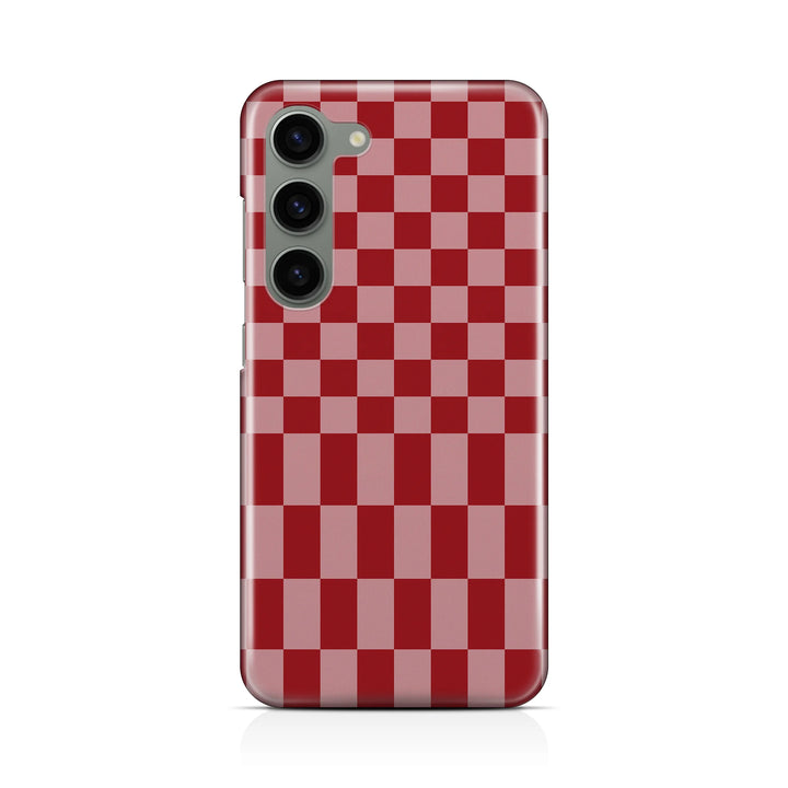 PINK AND RED CHECKERS