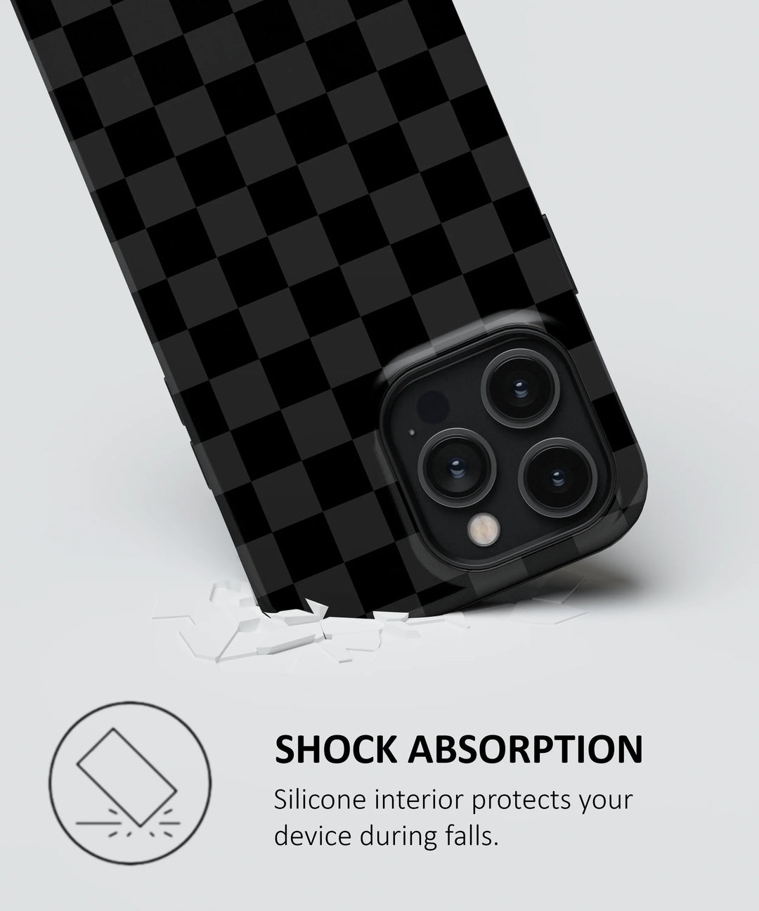 BLACK AND GREY CHECKERS
